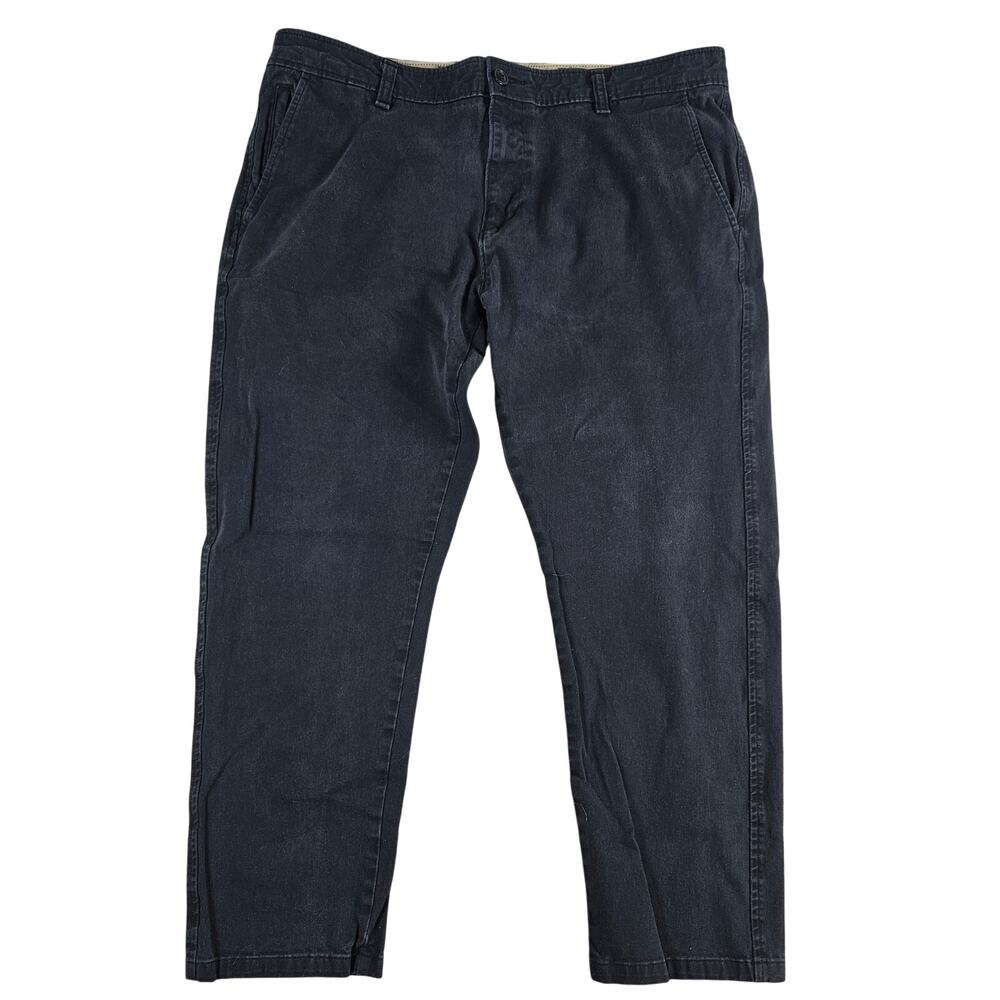 DOCKERS SMART FLEX 360 Chino Pants Sz 36x29 Black Mens Casual Work Flexable